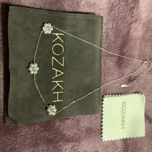 Silver Floral Necklace